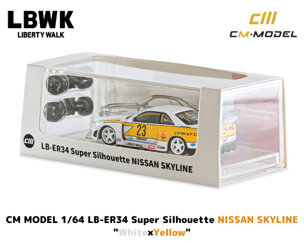 1/64スケール CM MODEL「LB-ER34 Super Silhouette NISSAN 1/64スケール CM MODEL「LB-ER34 Super Silhouette NISSAN