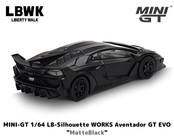 1/64スケール MINI GT「LB-Silhouette WORKS ランボルギーニ・アヴェン 