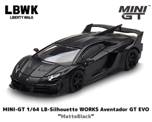 1/64 MINI GTLB-Silhouette WORKS ܥ륮ˡ󥿥ɡ GT EVO(ޥåȥ֥å)ߥ˥