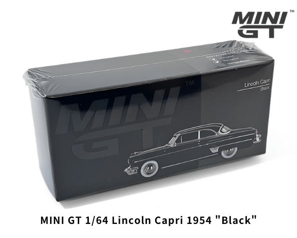 MINI GT 1/64 リンカーン カプリ ブラック 未開封 1/64スケール MINI GT「リンカーン・カプリ 1954」(ブラック
