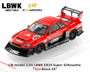 1/64 CM MODELLB-ER34 Super Silhouette NISSAN SKYLINE #8(å/֥å)ߥ˥