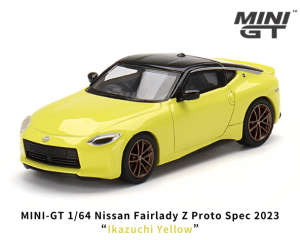 1/64スケール MINI GT「日産フェアレディZ プロトスペック 2023」(イカズチイエロー)ミニカー