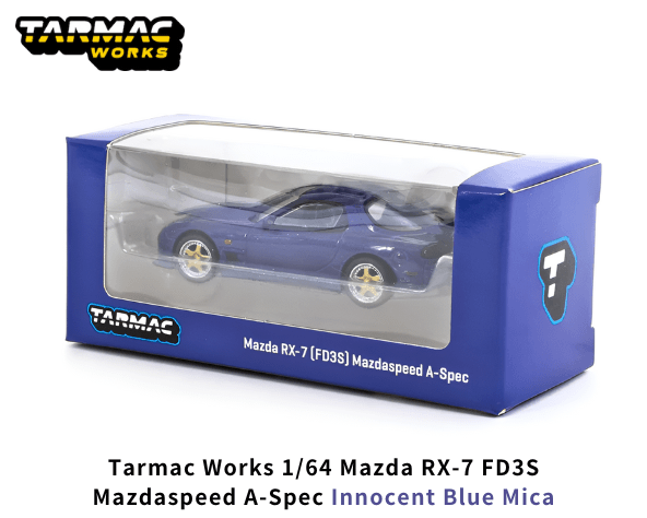 T64G-012-BL ターマックワークス 1/64 MAZDA RX-7 FD3S MAZDASPEED A-spec INNOCENT Blue MICA