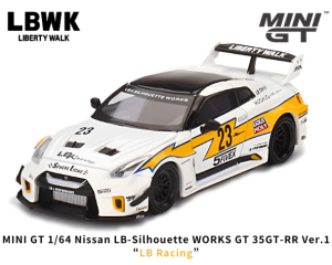 1/64スケール MINI GT「LB-Silhouette WORKS GT NISSAN 35GT-RR Ver.1 