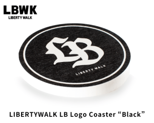 Liberty Walk「LBロゴコースター」(ブラック)