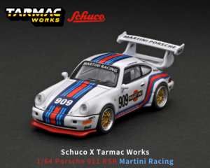 1/64スケール Tarmac Works x Schuco「ポルシェ911 RSR 