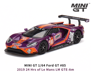 1/64スケール MINI GT「フォードGT LMGTE-Am ル・マン24時間 2019 #85 Keating Motorsports」ミニカー