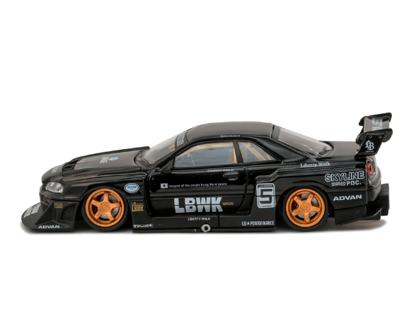 1/64スケール CM MODEL「LB-ER34 Super Silhouette NISSAN SKYLINE #5 