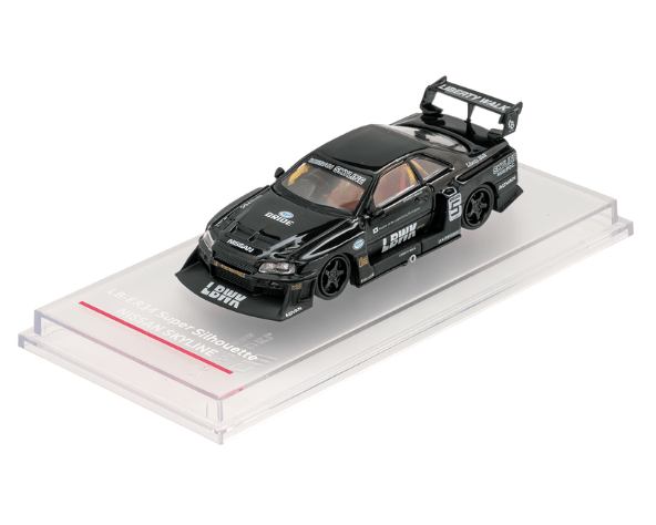 1/64スケール CM MODEL「LB-ER34 Super Silhouette NISSAN SKYLINE #5 