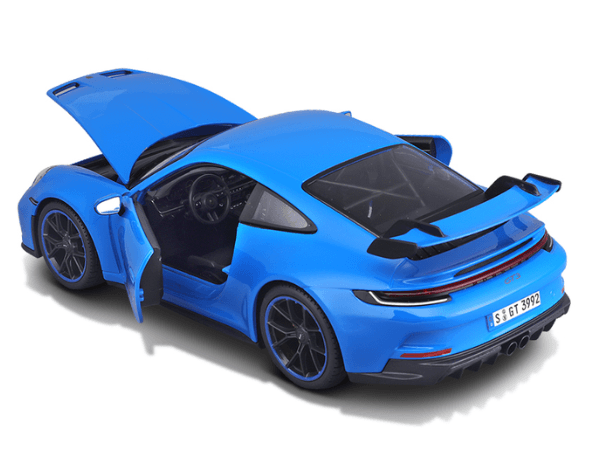 1/18スケール MAISTO「ポルシェ 911 GT3 2022」(ブルー)ミニカー