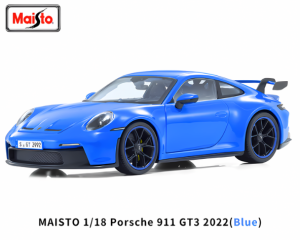1/18 MAISTO֥ݥ륷 911 GT3 2022(֥롼)ߥ˥