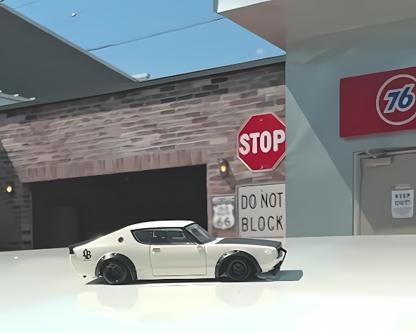 1/64スケール MINI GT「日産スカイライン・ケンメリ リバティー 1/64スケール MINI GT「日産スカイライン・ケンメリ リバティー