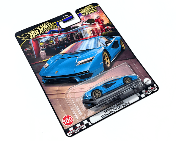 1/64スケール Hot Wheels PREMIUM BOULEVARD「ランボルギーニ カウンタック LPI  800-4」(ブルー)ミニカー｜【スターホビーミニカーストア】ミニカーと自動車の雑貨・グッズの総合通販サイト