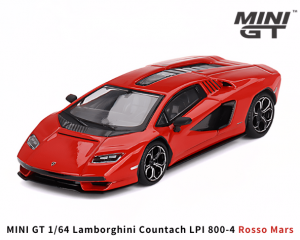 1/64 MINI GT֥ܥ륮ˡ󥿥å LPI 800-4(Rosso Mars)ߥ˥