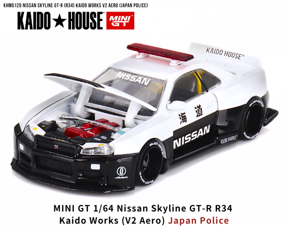 【タイムセール!】 GT MINI 1/64スケール × GT-R KAIDO☆HOUSE「日産スカイライン ミニカー