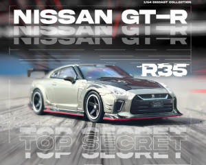 INNO MODELS 1/64GT-R (R35) TOP SECRETɡ(MDX2024٥ȸǥ)ߥ˥