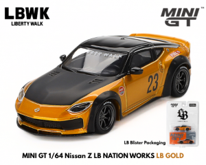 1/64 MINI GTNissan Z LBNATION WORKS LB Gold(LB֥ꥹѥå)ߥ˥