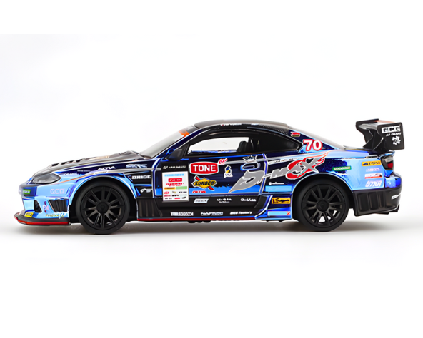 1/64スケール MINI GT「Nissan シルビア (S15) D1 GP 2023 #70 D