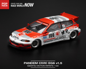 <img class='new_mark_img1' src='https://img.shop-pro.jp/img/new/icons5.gif' style='border:none;display:inline;margin:0px;padding:0px;width:auto;' />1/64 POP RACEPANDEM CIVIC EG6 v1.5 IDEMITSU MOTION INFINITEץߥ˥