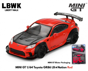 <img class='new_mark_img1' src='https://img.shop-pro.jp/img/new/icons5.gif' style='border:none;display:inline;margin:0px;padding:0px;width:auto;' />1/64 MINI GTToyota GR86 LBNation åɡ(MINI GT֥ꥹѥå)ߥ˥