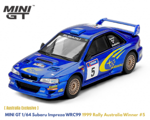 <img class='new_mark_img1' src='https://img.shop-pro.jp/img/new/icons5.gif' style='border:none;display:inline;margin:0px;padding:0px;width:auto;' />1/64�������� MINI GT�֥��Х� ����ץ�å� WRC99 ��꡼���������ȥ�ꥢ 1999 ͥ���� #5�ץߥ˥���/�������ȥ�ꥢ����