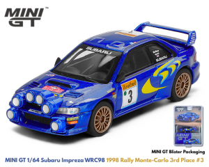 <img class='new_mark_img1' src='https://img.shop-pro.jp/img/new/icons5.gif' style='border:none;display:inline;margin:0px;padding:0px;width:auto;' />1/64�������� MINI GT�֥��Х� ����ץ�å� WRC98 ���ƥ������꡼ 1998 3�����޼� #3�ץߥ˥���/�֥ꥹ�����ѥå���������