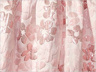 ピンクフラワーのバックリボンドレス詳細写真2