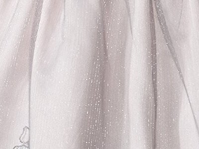ピンク×グレーの刺繍ドレス詳細写真3