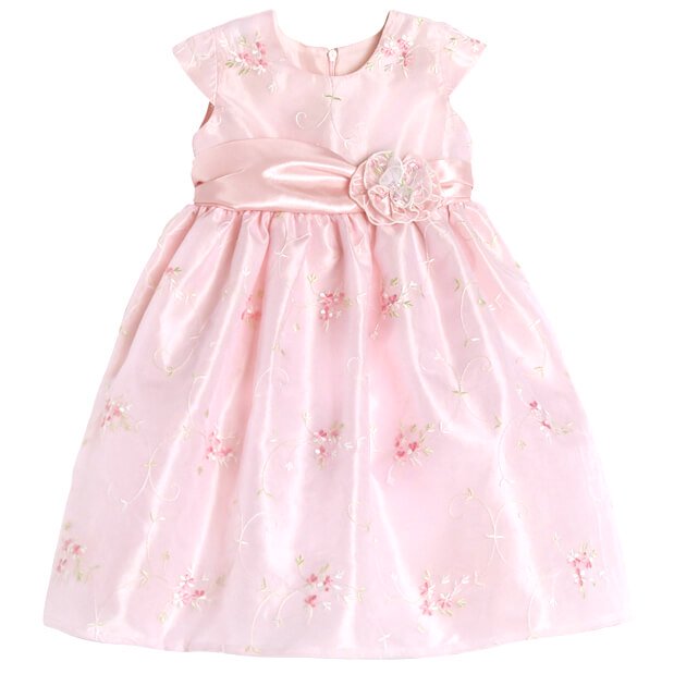 ピンクの小花のドレス写真1