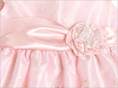 ピンクの小花のドレス詳細写真2