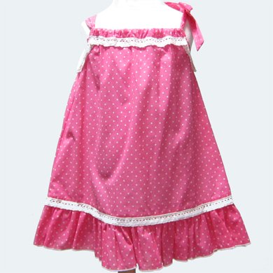 Baby Nay ピンクの水玉ワンピース 輸入子供服 ドレス ワンピースのお店 Coppa
