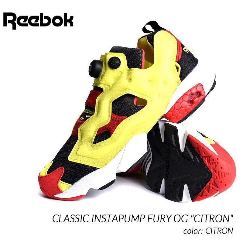 Reebok INSTAPUMP FURY OG シトロン