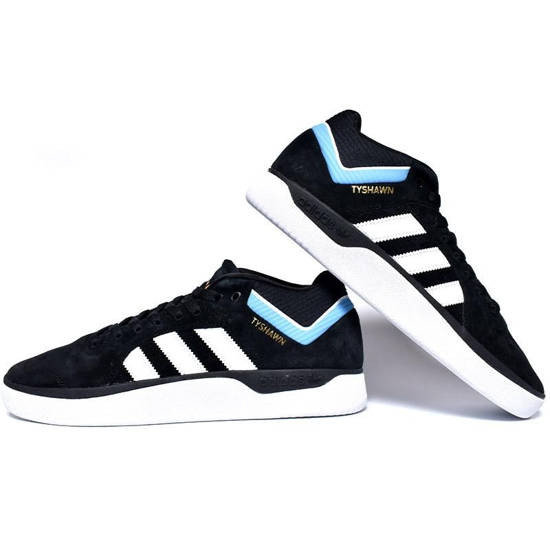 Adidas Sb Tyshawn Black Blue アディダス タイショーン スニーカー 黒 ブラック 青 ブルー メンズ Ee6076 海外限定 日本未発売 希少モデル スニーカー ショップ シューズ 大阪 北堀江 プレシャスプレイス Import Shoes Clothes Shop