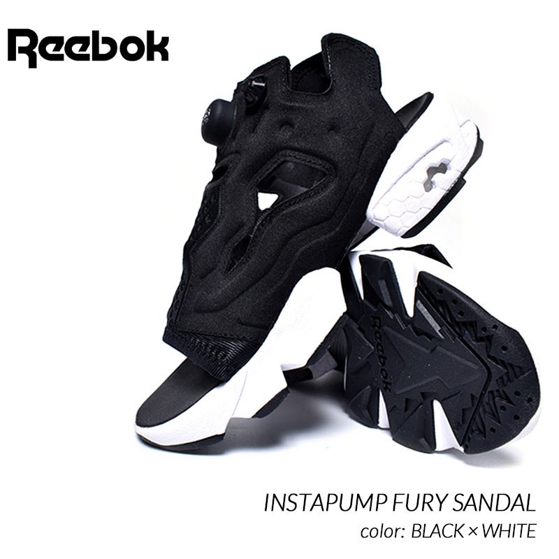 REEBOK INSTAPUMP FURY SANDAL BLACK × WHITE リーボック インスタ