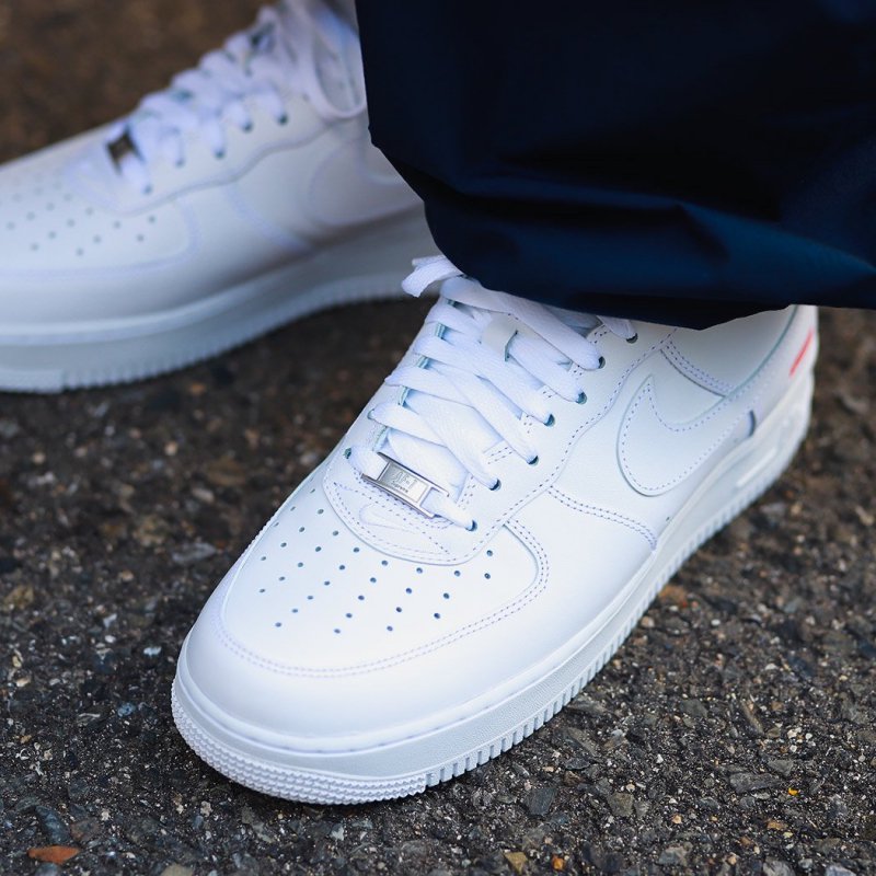 NIKE AIR FORCE 1 LOW / SUPREME WHITE  RED ʥ ե 1 ץ꡼ ˡ (  ۥ磻  CU9225-100 )β