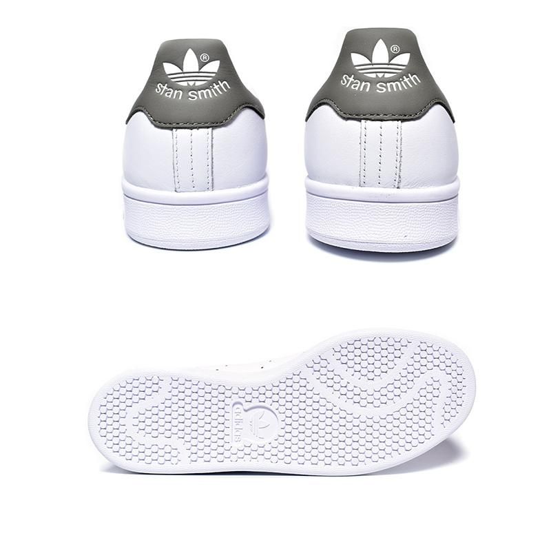 Adidas Stan Smith White Gray アディダス スタンスミス スニーカー 白 ホワイト グレー メンズ Ef4479 海外限定 日本未発売 希少モデル スニーカー ショップ シューズ 大阪 北堀江 プレシャスプレイス Import Shoes Clothes Shop Precious