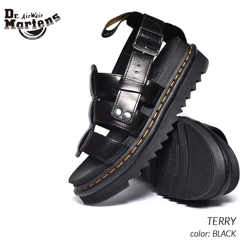 Dr.Martens TERRY BLACK ドクターマーチン テリー レザー サンダル