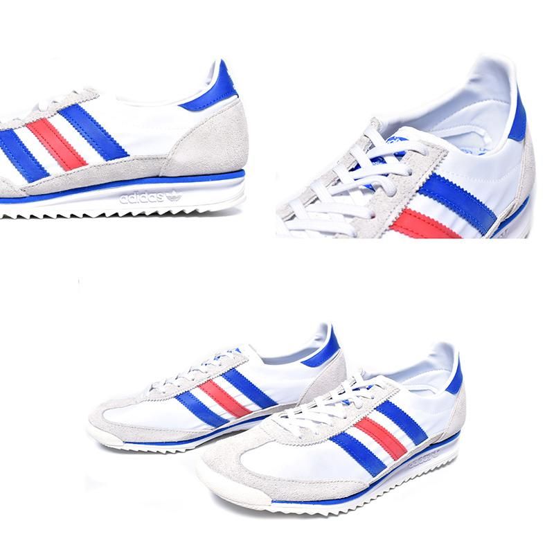 Adidas Sl 72 White Trico アディダス エスエル スニーカー 白 赤 青 トリコロール メンズ Fv4430 海外限定 日本未発売 希少モデル スニーカー ショップ シューズ 大阪 北堀江 プレシャスプレイス Import Shoes Clothes Shop