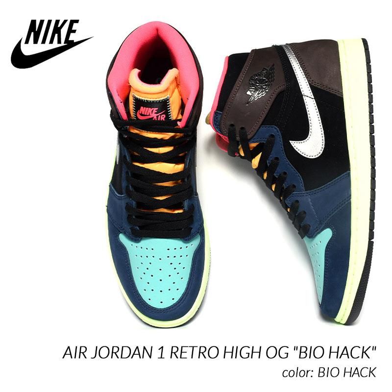 日本未発売 NIKE AIR JORDAN 1 RETRO HIGH OG BIO HACK ナイキ エア ジョーダン 1 ハイ バイオハック  スニーカー ( マルチ 555088-201 ) - 海外限定 日本未発売 希少モデル スニーカー ショップ シューズ 大阪 北堀江  プレシャスプレイス【 IMPORT