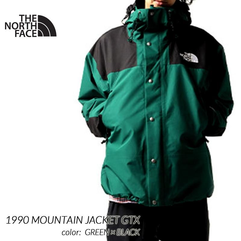 日本未発売 THE NORTH FACE 1990 MOUNTAIN JACKET GTX GREEN × BLACK ...