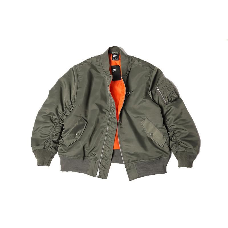 NIKE PUNK PACK BOMBER JACKET KHAKI × ORANGE ナイキ パンクパック ボンバー ジャケット スニーカー (  カーキ MA-1 CZ1671-380 ) - 海外限定 日本未発売 希少モデル スニーカー ショップ シューズ 大阪 北堀江 プレシャスプレイス【  IMPORT SHOES u0026 CLOTHES