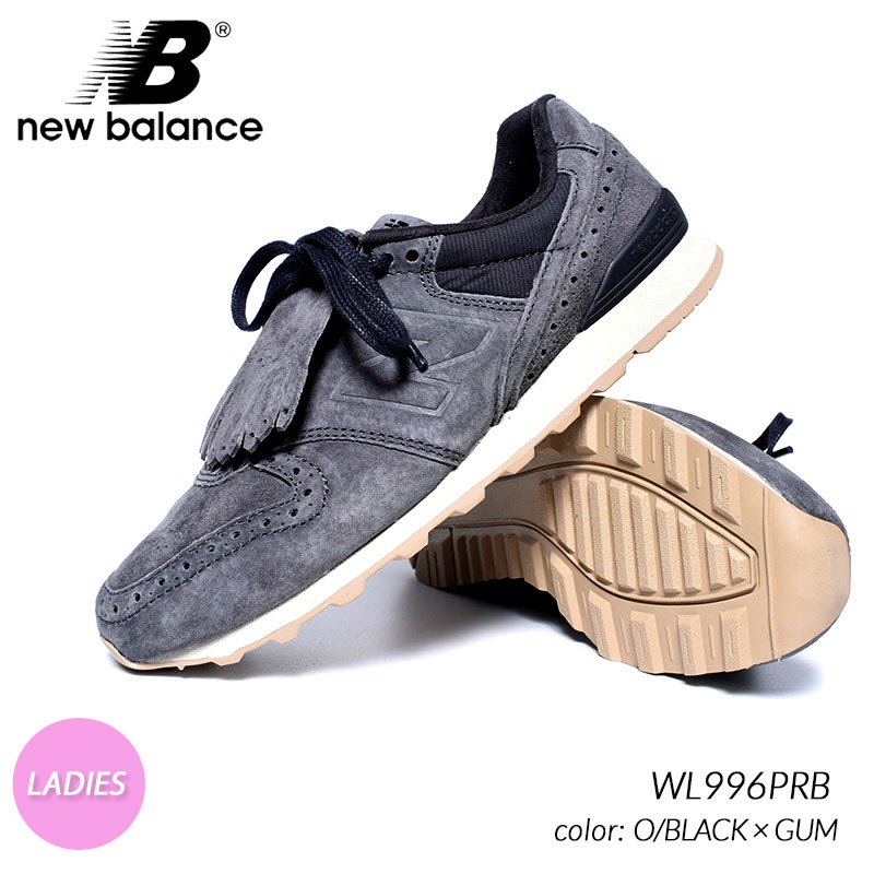 NEW BALANCE WL996PRB O/BLACK × GUM ニューバランス スニーカー ( 黒