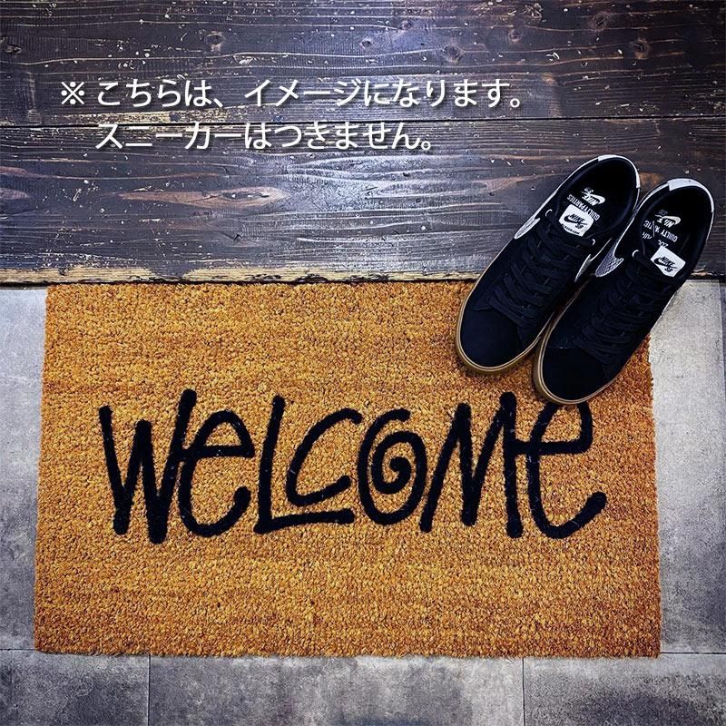 新品stussy ステューシー welcome マット 玄関マット