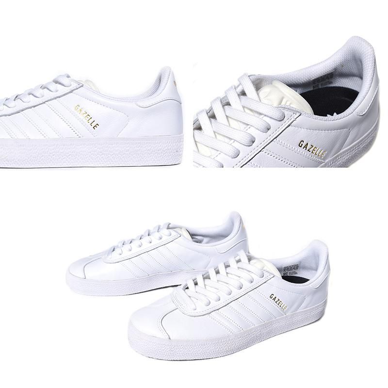 Adidas Sb Gazelle Adv White White アディダス ガッツレー スニーカー ガゼル 白 ホワイト メンズ スケート Skate Fy04 海外限定 日本未発売 希少モデル スニーカー ショップ シューズ 大阪 北堀江 プレシャスプレイス Import Shoes