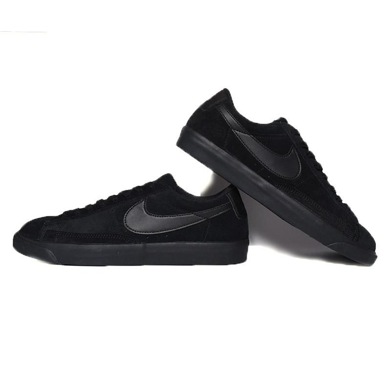 日本未発売 Nike Blazer Low Le Triple Black ナイキ ブレイザー ロー スニーカー 海外限定 ブレーザー 黒 ブラック メンズ レザー Aq3597 001 海外限定 日本未発売 希少モデル スニーカー ショップ シューズ 大阪 北堀江 プレシャスプレイス Import Shoes