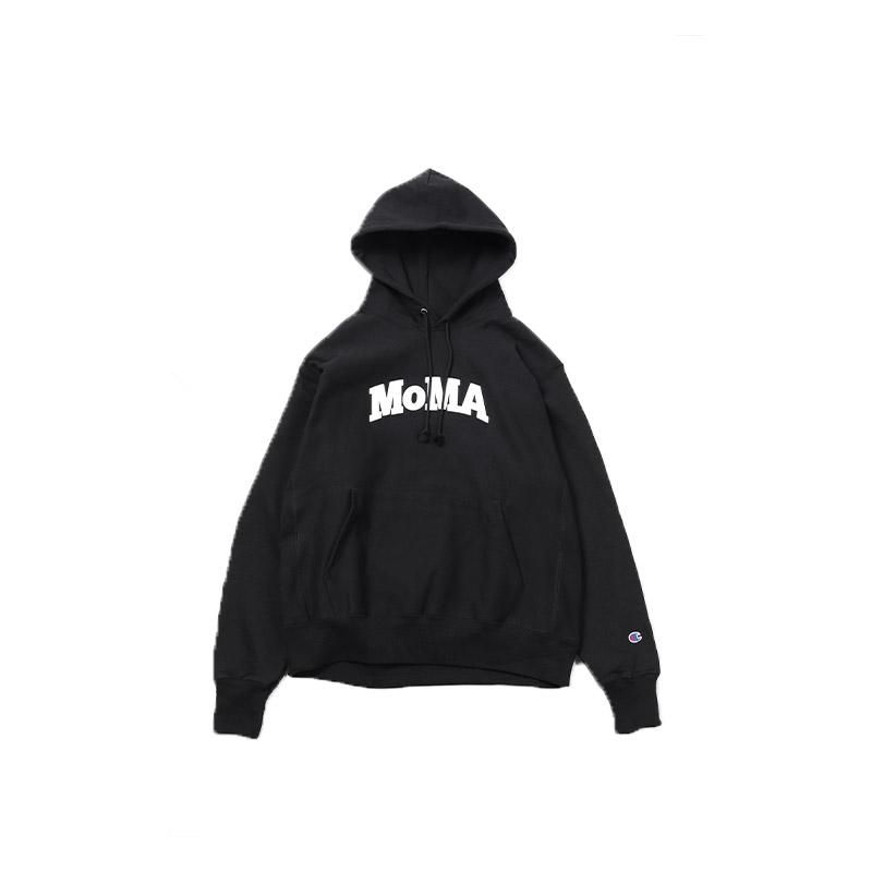 MoMA x Champion Reverse Weave HOODIE BLACK モーマ チャンピオン ...