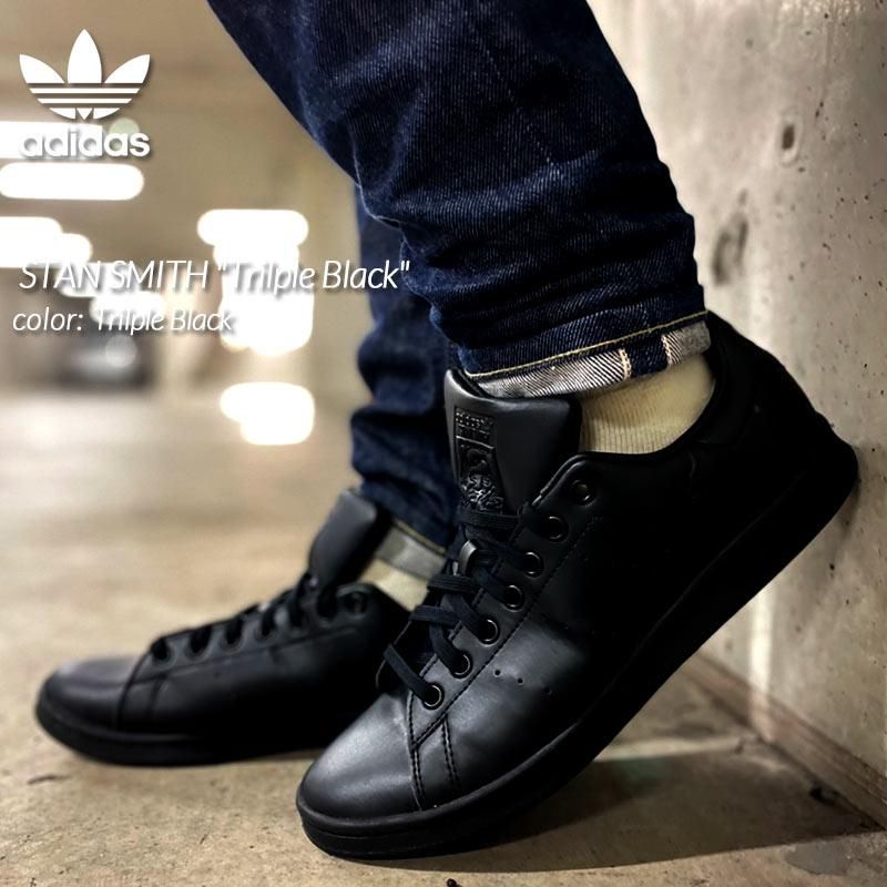 adidas STAN SMITH Black アディダス スタンスミス スニーカー ( 黒 ブラック メンズ FX5499 ) - 海外限定  日本未発売 希少モデル スニーカー ショップ シューズ 大阪 北堀江 プレシャスプレイス【 IMPORT SHOES u0026 CLOTHES SHOP  PRECIOUS PLACE】