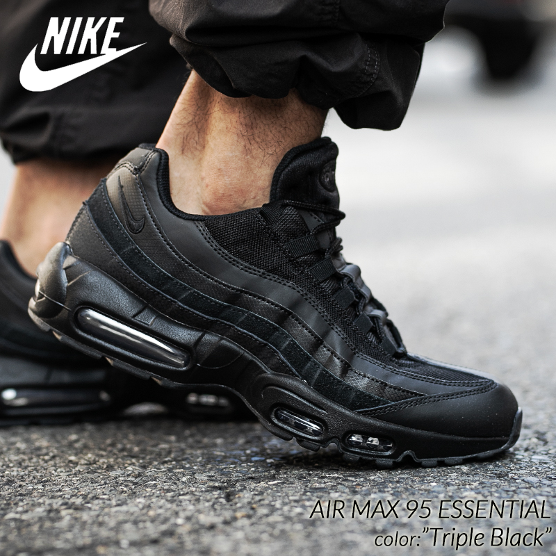 NIKE AIR MAX 95 ESSENTIAL Triple Black CI3705 001