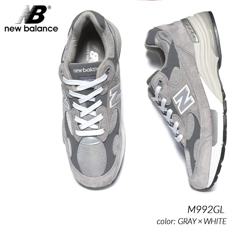 NEW BALANCE スニーカー M992GR 27.5cm グレー - スニーカー