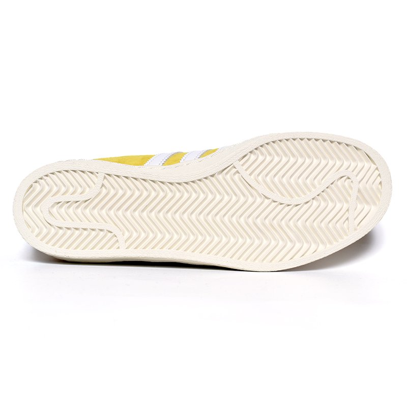 adidas CAMPUS 80s YELLOW × WHITE アディダス キャンパス スニーカー ( 黄色 イエロー 白 ホワイト スエード  メンズ FX5443 ) - 海外限定 日本未発売 希少モデル スニーカー ショップ シューズ 大阪 北堀江 プレシャスプレイス【 IMPORT  SHOES & CLOTHES